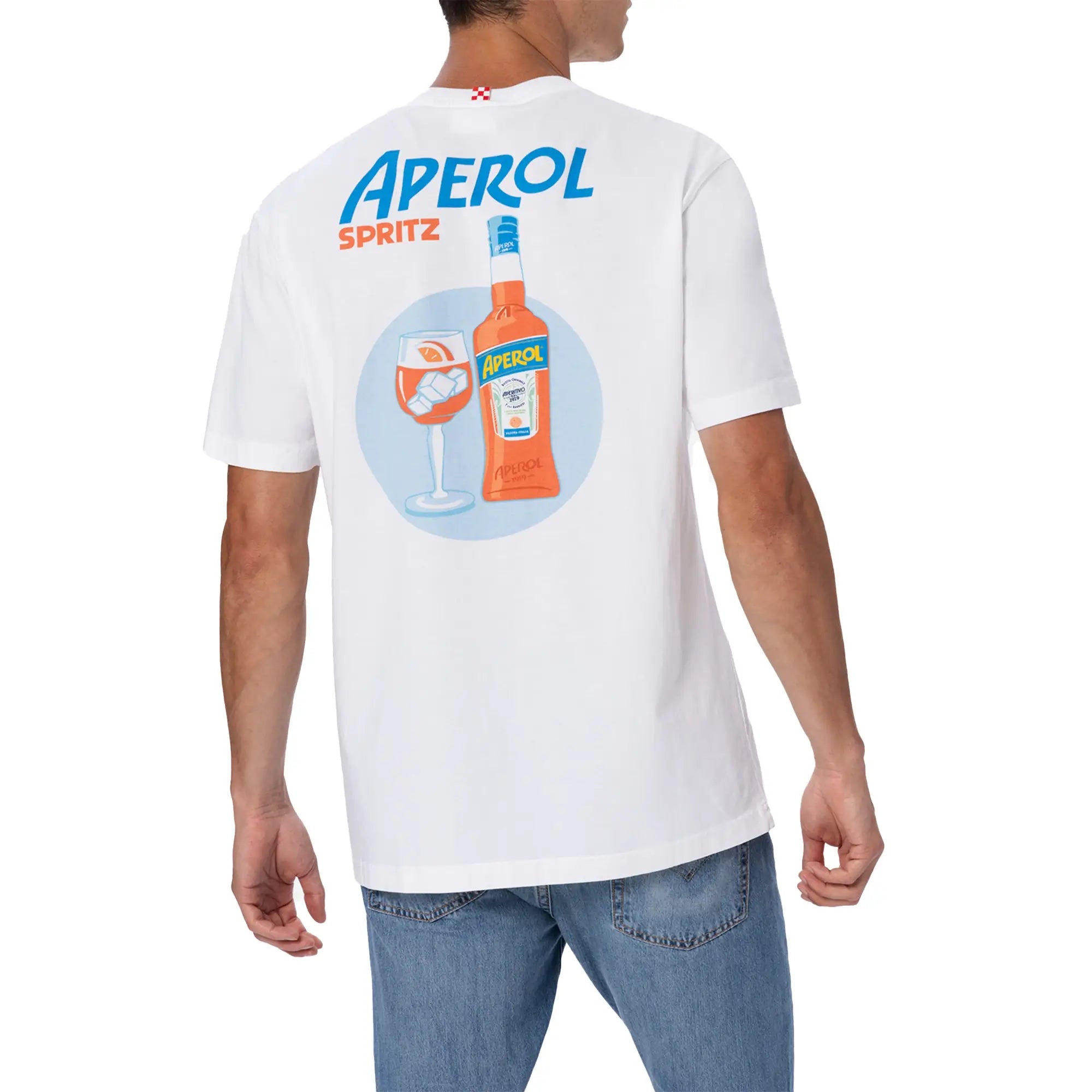 T-SHIRT WHITE MC2 SAINT BARTH x APEROL